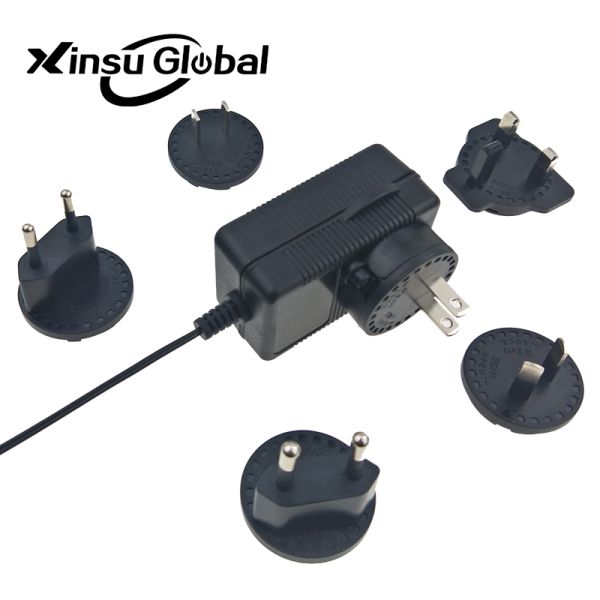 Universal interchangeable plug battery charger 16.8V 1A with SAA UL CE PSE GS