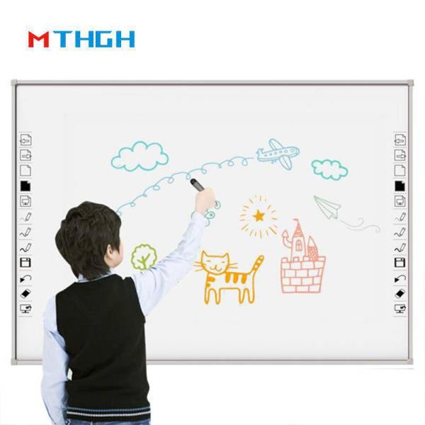 106 Inch Electromagnetic Touch Smart Interactive Whiteboard with 3840X2160 Screen Resolution for School and Conference