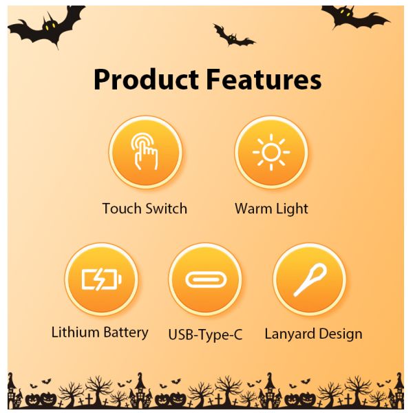 Rechargeable Origami Mini Rotating Paper Lamp Desk Lights E26 Touch Control Birthday Gift