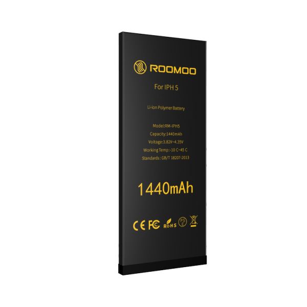 100% Cobalt 1440mAh Apple Iphone 5 Battery , Li Ion Iphone Five Battery 12 Months Warranty