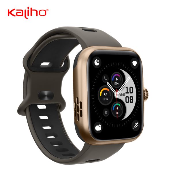 360*448 Pixel Touch Screen GPS Tracking Watch Bluetooth LE 5.0 with Amoled screen