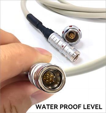 Circular waterproof manufacturer customized push pull connector cable FGG EGG 1B/0B Series 2/3/4/5/6/7/8 pin wire harness