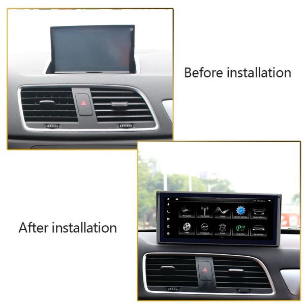 8u Audi Q3 Android Radio Auto Audi Q3 BT Stereo Blu Ray Anti Glare 2013-2018