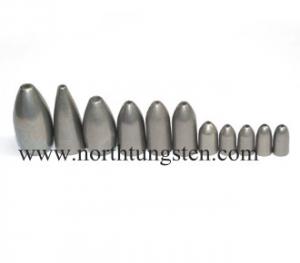 China Tungsten alloy bullet sinker,fishing weight on sale