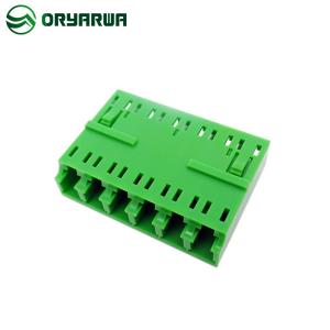 Buy cheap Integrated 6 Ways LC UPC Multi Mode MM Flangeless Fiber Optical Adapter in Network or Data Center product