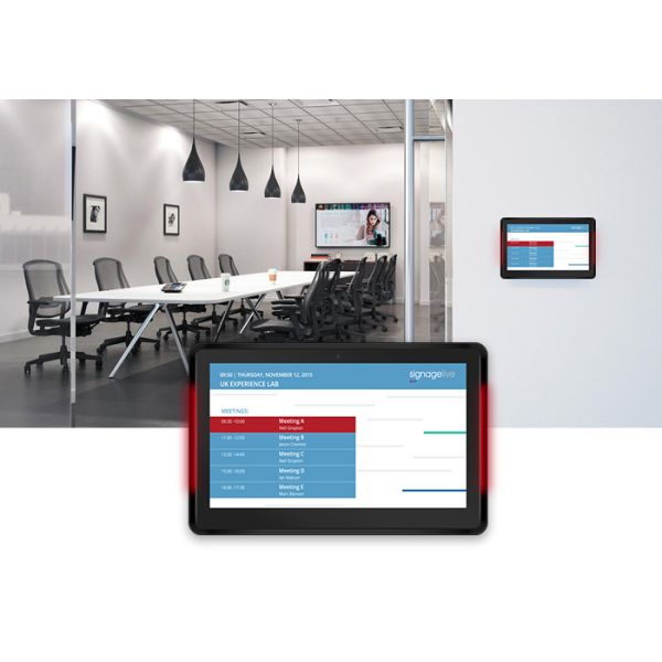 Wall Mount Tablet with Android 8.1 Quad Core Processor and 10-Point Capacitive Touch for Meeting Room Management
