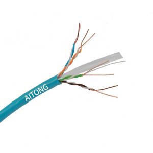 Buy cheap Indoor 99.9% Copper Ethernet LAN Cable Cat 6 23awg For Computer Networks product
