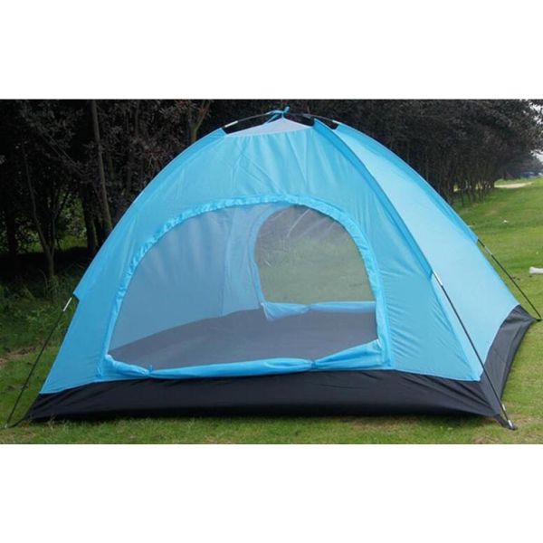 3-4 Person Camping Tent 4 Seasons Waterproof Backpack Tents Sun Dome Pop-Up Outdoor Sports Tent(HT6065-4person)