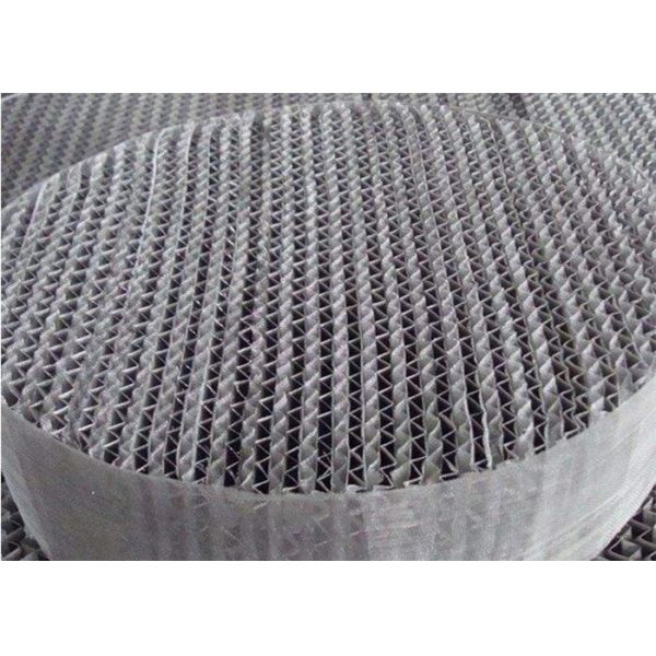 Knitted Metal Silk Screen Mesh Corrugated Packing 316L 700 CY Customzied Dimensions