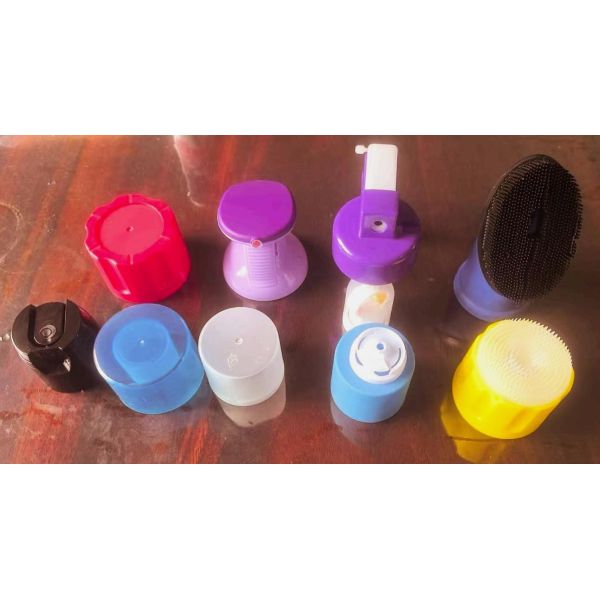 Multi Color Size Plastic Aerosol Can Cap Eco Friendly Customized