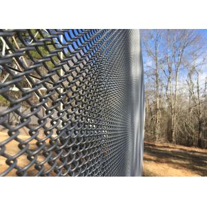 China Hot Dipped Galvanized Chain Link Mesh Silver / Green Color on sale