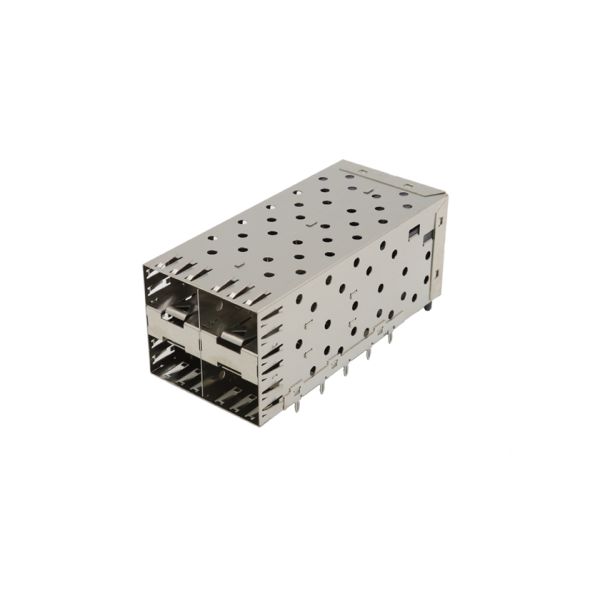 2 x 2 Ports SFP Receptacle With Cage Connector For Network Interface Cards