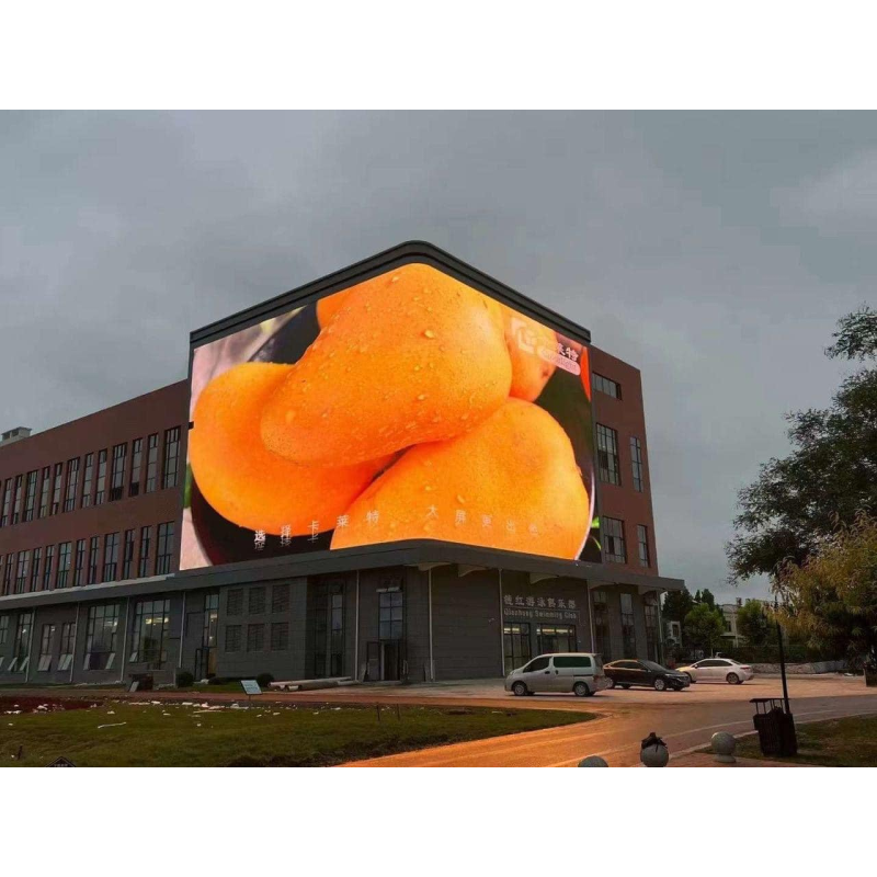 Outdoor Full Color LED Display P6 Waterproof IP68 Digital Signage Screen High Brightness for Advertisement and Commercial