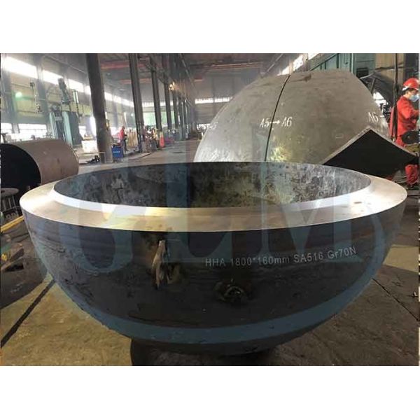 Semi Ellipsoidal Heads Duplex Carbon Steel End Caps