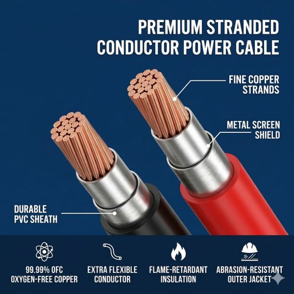 THHN THWN-2 Electrical Cable Wire 600V Rated Voltage PVC Insulation 2-14 AWG