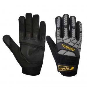 Buy cheap TPR Knuckle Protection Gloves Heavy Duty Mechanic Gloves  Sport Gloves product