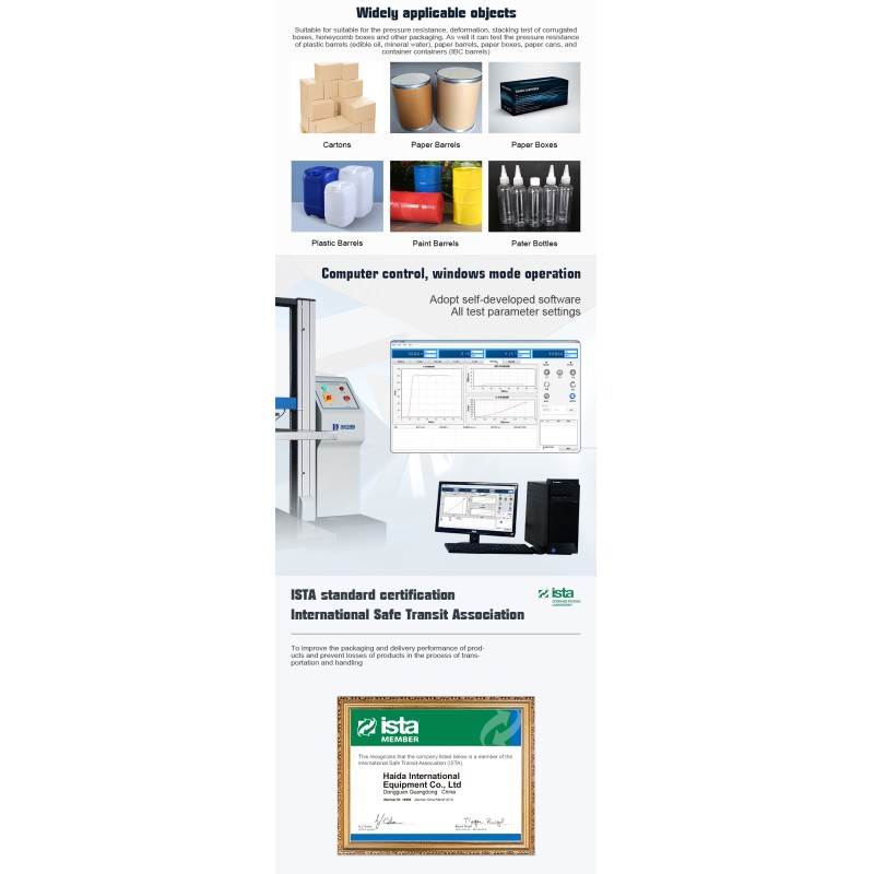 ISTA Compression Tester 50kN/5000kg Computer Control High Accuracy Lab Concrete Compression Strength Testing Machine Equipment