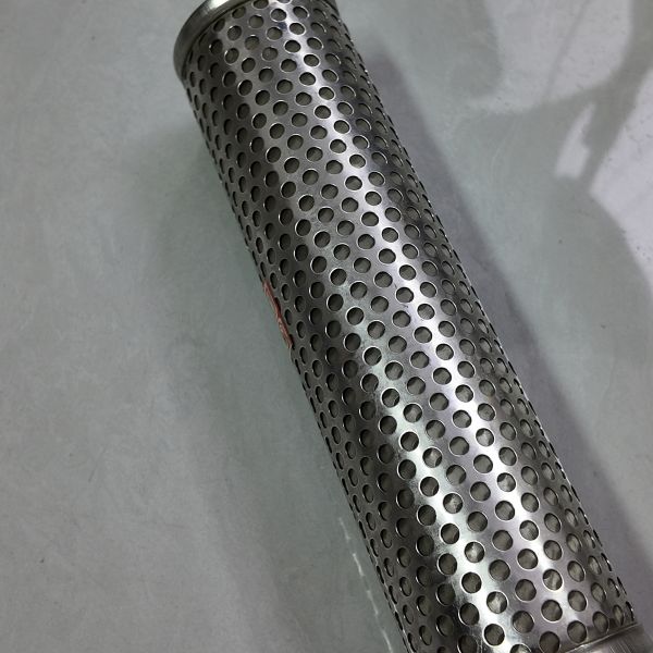 Custom sized Stainless Steel Perforated Cylindrical Filter Cartridge