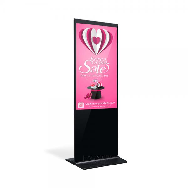 Quality Hot 43 inch floor standing vertical tv touch screen kiosk 4k indoor advertising player display screen for sale