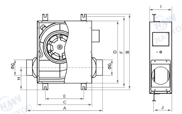 21Db Ultra Thin Ventilation Centrifugal Duct Fan