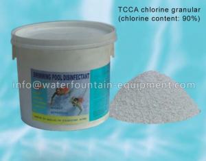 Buy cheap Strong Odor Swimming Pool Disinfectant TCCA 90% , Calcium Hypochlorite Granular White product