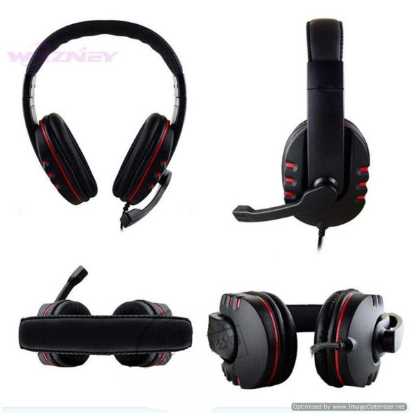 Producentre Over-The-Ear Headphones - Hi-Fi Over-Ear Noise-Isolating Closed Monitor Stereo Headphone with mic for game