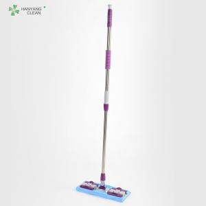 Buy cheap Lint Free Reusable Cleanroom Flat Cleaning Mop With Replaceable Microfiber Cloth product