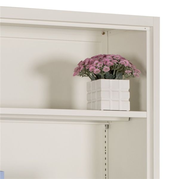Home School 0.5mm Powder Coated Iron Book Case Cabinet