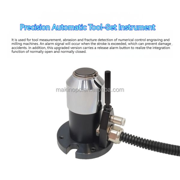 IP67 Waterproof High Precision 0.001mm CNC Milling Machine Z Axis Automatic Tool Setter 20mm Diameter Height Measuring Sensor