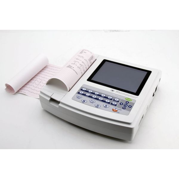 3 6 12 Channel ECG Machine Digital EKG Cardiograph for Hospital Cheap Price