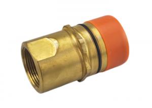 Buy cheap 1-1/4 Thread Locked Brass Hydraulic Quick Connect Fittings product