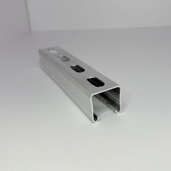 Perforated Slotted Strut Channel Hot Dip Galvanized C Channel Steel Q235B / Q355B