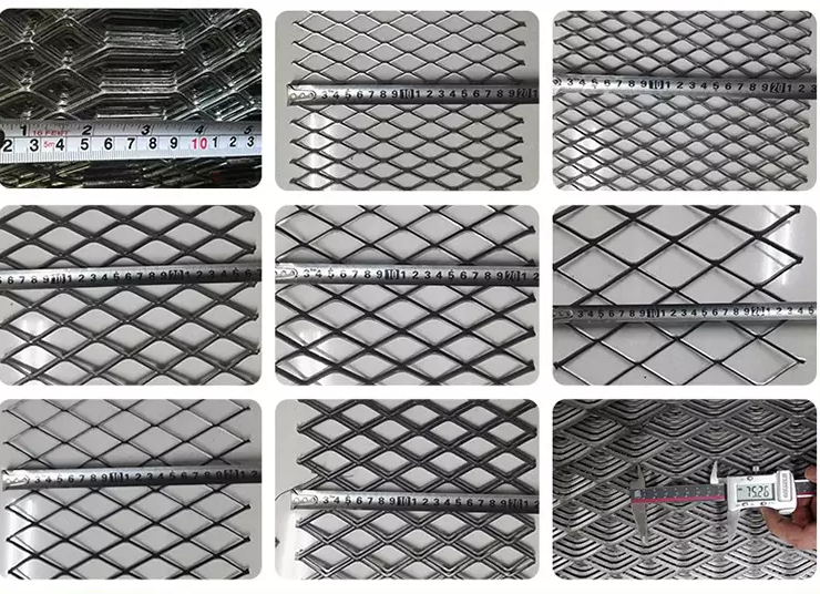 550mm width High Strength Construction install Expanded metal grating