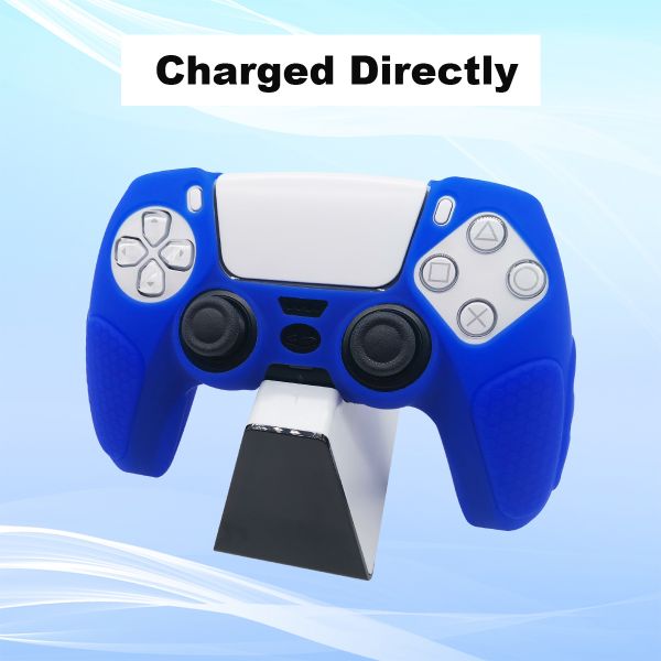 Perfect Protection Skin For PS5 Controller Enhanced Grip Super Fit- Blue