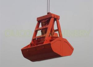 China 1~15 CBM Wireless Remote Control Grab Bucket with High Automation Hydraulic System on sale