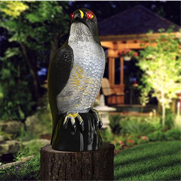 Quality Garden solar  ultrasonic insect repellent hawk style antique electronic pest repeller for sale