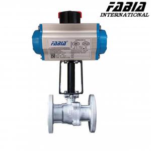 China Ss High Temperature Pneumatic Valve Stainless Steel High Temperature Ball Valve on sale