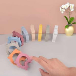Buy cheap Infants Silicone Dominoes 10 Pieces Baby Silicone Toys Entertaining product