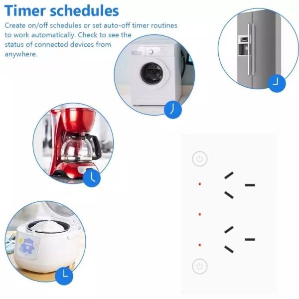 Smart Wifi Wall Socket Plug Customized Built In Independent Switching Power Cord Mobile Phone Charger Usb