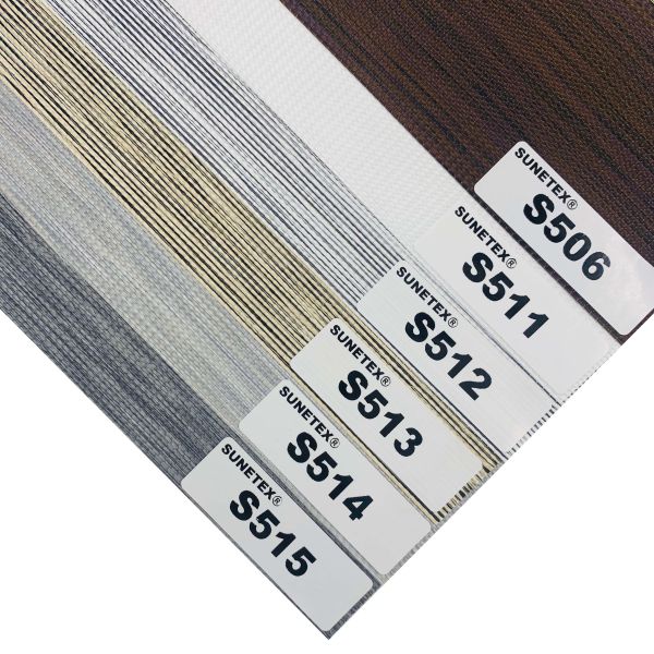 100% Polyester Elegance Zebra Blinds Fabric For Window Dual Blinds