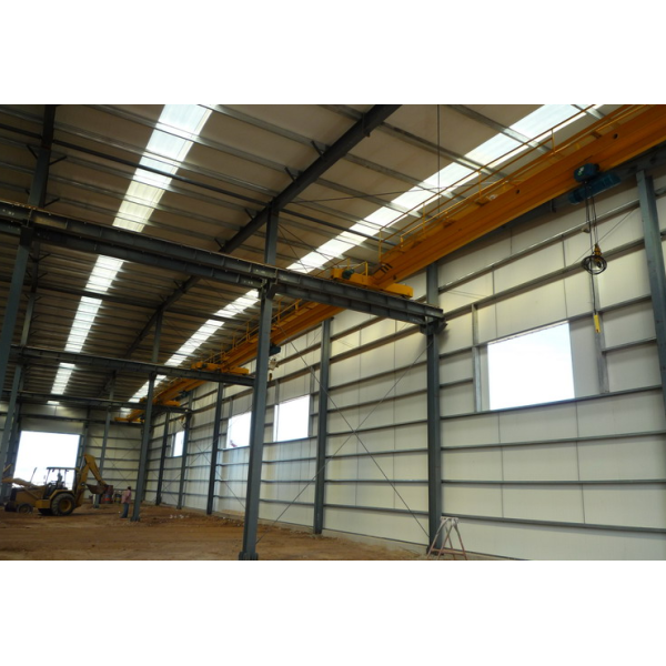 Large-Span Steel Structure Workshop for Manufacturing & Assembly