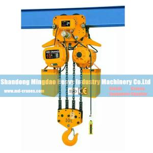 Buy cheap Top Quality China Made 10 Ton Electric Chain Hoist with Monorail Trolley product