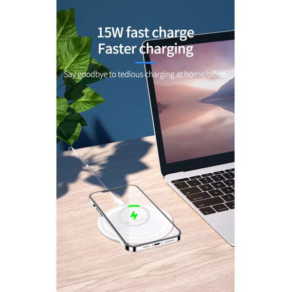 15W Fast Charging Q18 Wireless Charger Pad For Smart Phone Wireless Charging Dock Station