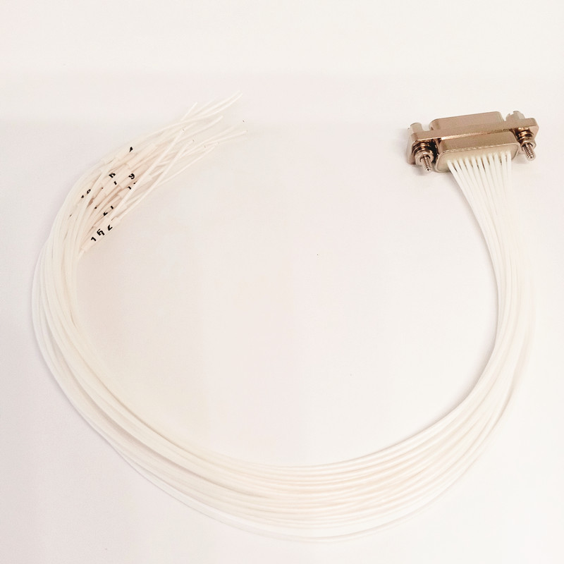 J30J-21TJP 21 Pin Micro-miniature Connector with Aluminum Alloy Shell and Gold-Plated Male Crimp Pins