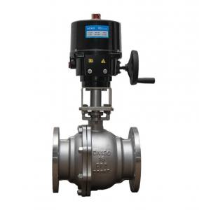 On Off  Modulating Electric Ball Valve ,    Motorised Ball Valve With Integrated Structure