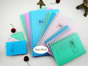 China Color PP Spiral notebook on sale