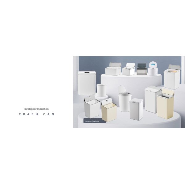 Automatic Package Self Seal Smart Trash Can Infrar Automatic Suction Trash Can