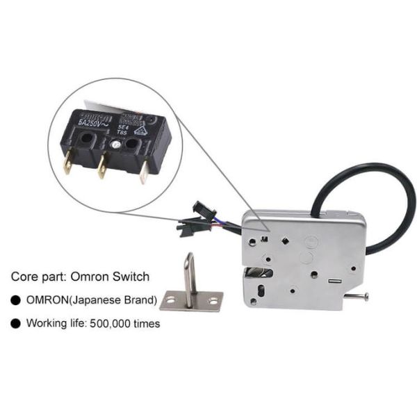 2.4A 12 Volt Electric Cabinet Lock For Vending Machine