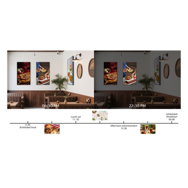 43 Inch 4K UHD Digital Signage Display Commercial Ultra Thin Flush Mount