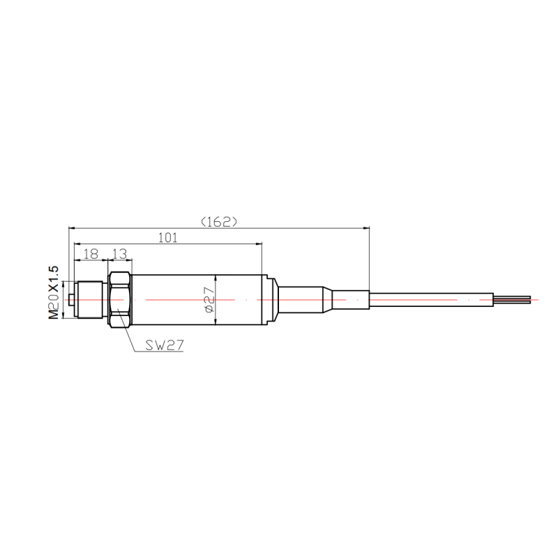Multi Interface Compact Pressure Transmitter Precise FD80A Series For Secondary Water Supply